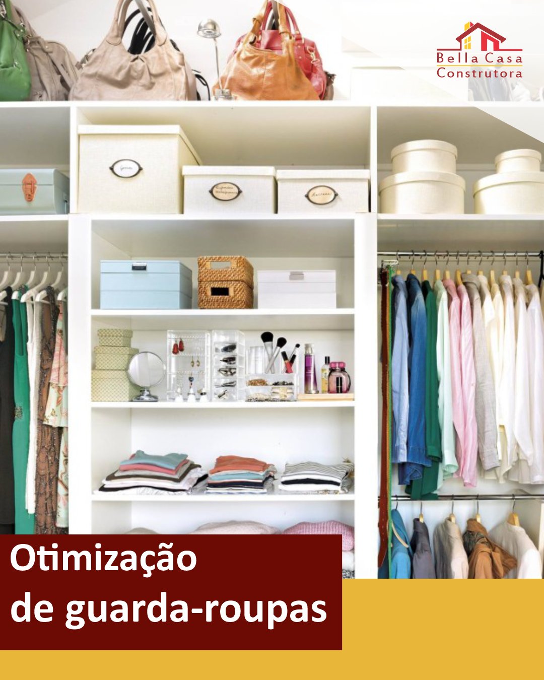Dica de Organização e Estilo: Aposte em Guarda-Roupas Abertos! 

Sabia que os guarda-roupas abertos, sem portas, são uma ótima opção para quem busca mais ventilação e praticidade no dia a dia? 

Com esse estilo, você evita o acúmulo de umidade, que pode danificar roupas e acessórios, além de facilitar a visualização de tudo o que você tem. Isso ajuda a manter o espaço organizado e funcional, com um toque moderno e estiloso. 

Diga adeus às portas e abrace um conceito prático e arejado para o seu armário!

Gostou da ideia? 
Salve essa dica e acompanhe a @BellaCasaConstrutora para mais inspirações de organização e conforto no seu lar!